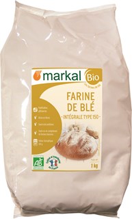 Markal Farine de blé intégrale T150 bio 1kg - 1118